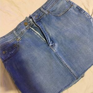 Women's Blue Denim Skirt